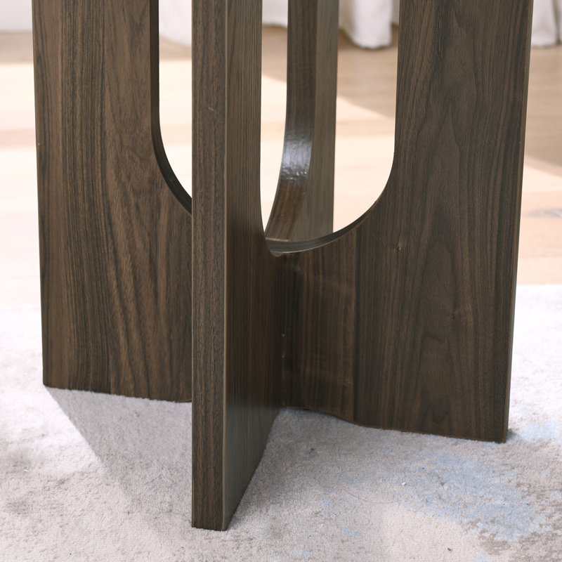 Table basse, Noyer naturel