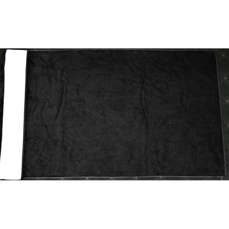 Anouk Cotton Blend Midweight Beach Towel, Black