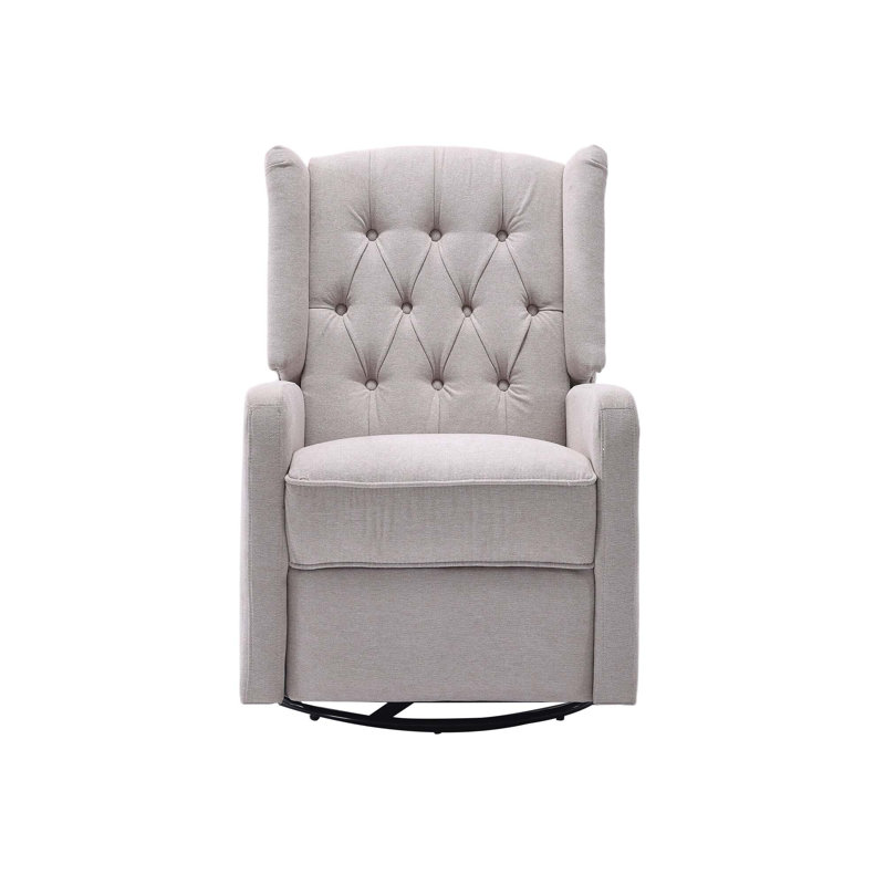 Fauteuil inclinable berçant, Lin beige