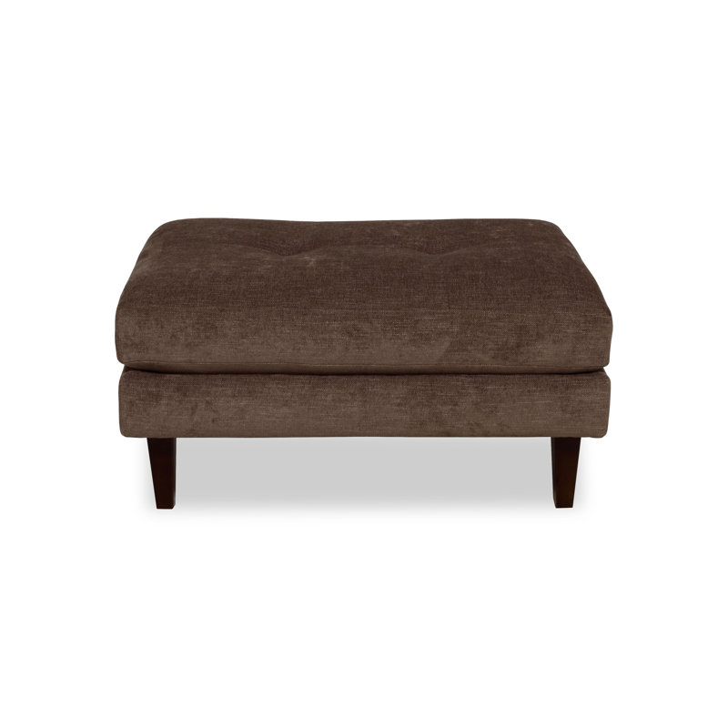Repose-pieds Dristy Mid-Century, Brun, Noir
