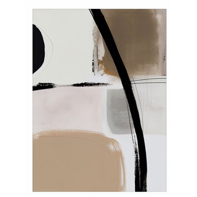 Abstrait abstrait minimaliste, impression d'art scandinave sans cadre