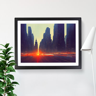 A New York City Skyline Vol.5 - Single Picture Frame Print