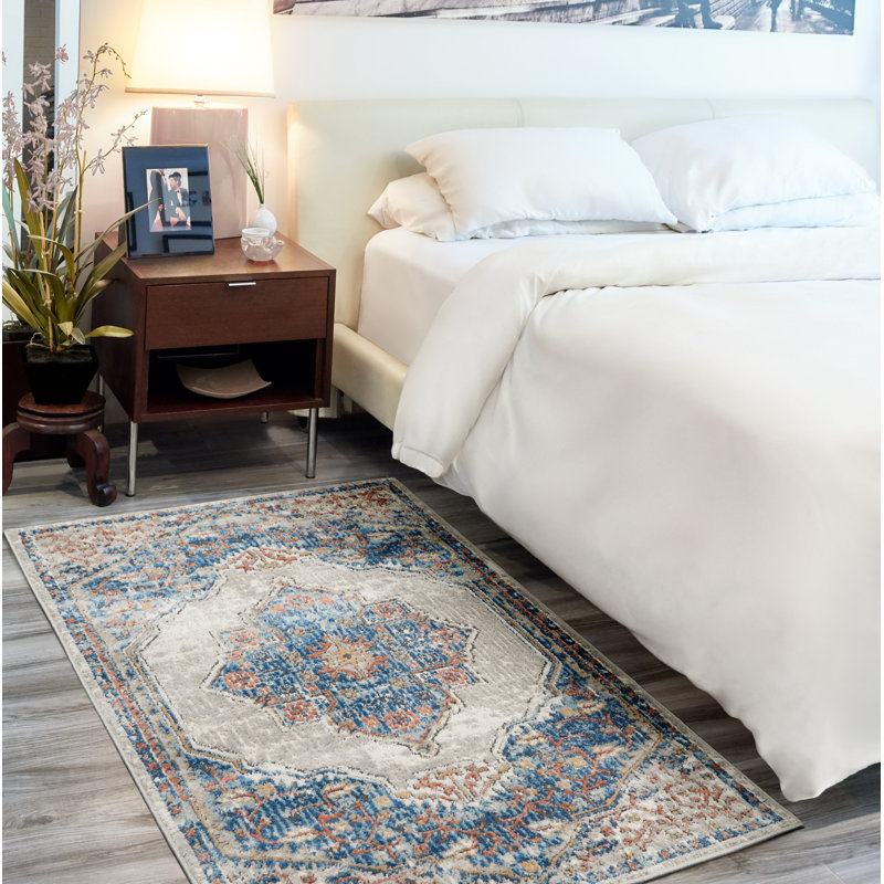 Oullins Oriental Indoor Rug, Rectangle 3' x 5'