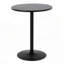 Table Mid-Century moderne réglable à 3 hauteurs - métal noir et bois noir-956057158-956057155