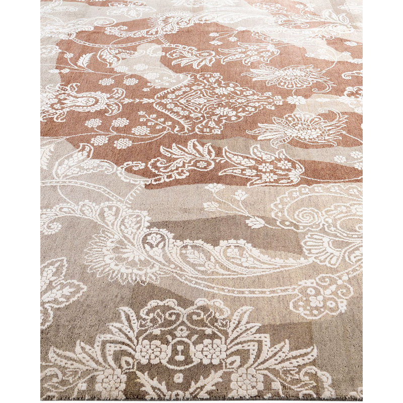 Overdyed One-of-a-Kind 8' 2" X 10' 4" Hand Knotted Area Rug