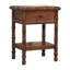  Table de chevet à un tiroir en bois de châtaignier massif 24 po Montroseland-133530148