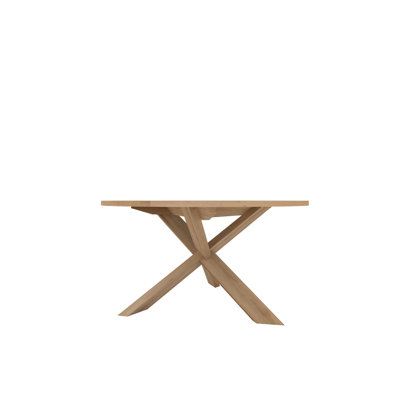 Round Solid Oak Dining Table