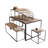 Exiquio 36'' Solid Wood Top Console Table