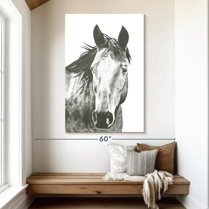 «Brampt Wildlife Snapshot Horse I», H 51 po x l 34 po