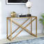 Calix Glass Top Console Table-50309256-99930468