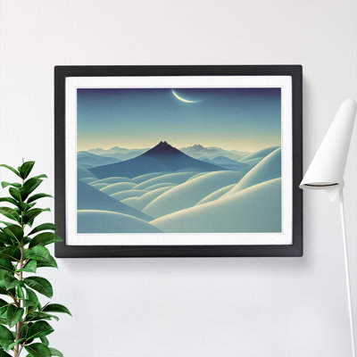 Irresistible Winter Mountains - Single Picture Frame Print