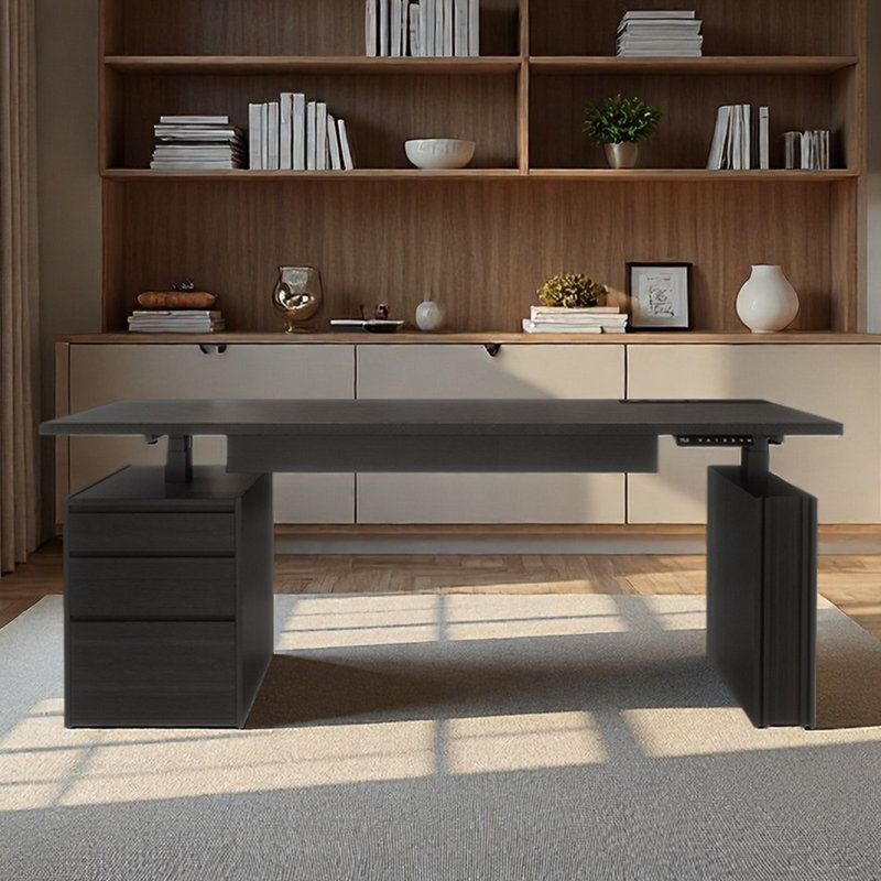 Bureau d'ordinateur, H 53,94 po x l 70,87 po x P 27,56 po