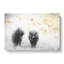 Two Highland Cows In Abstract - Wrapped Canvas Painting-55372224