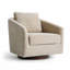 Fauteuil d'appoint pivotant en chenille Conway-1069960986