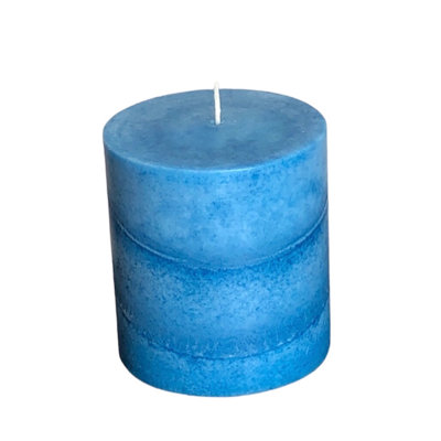 Caribbean Blue Pillar Candles Pillar Candle