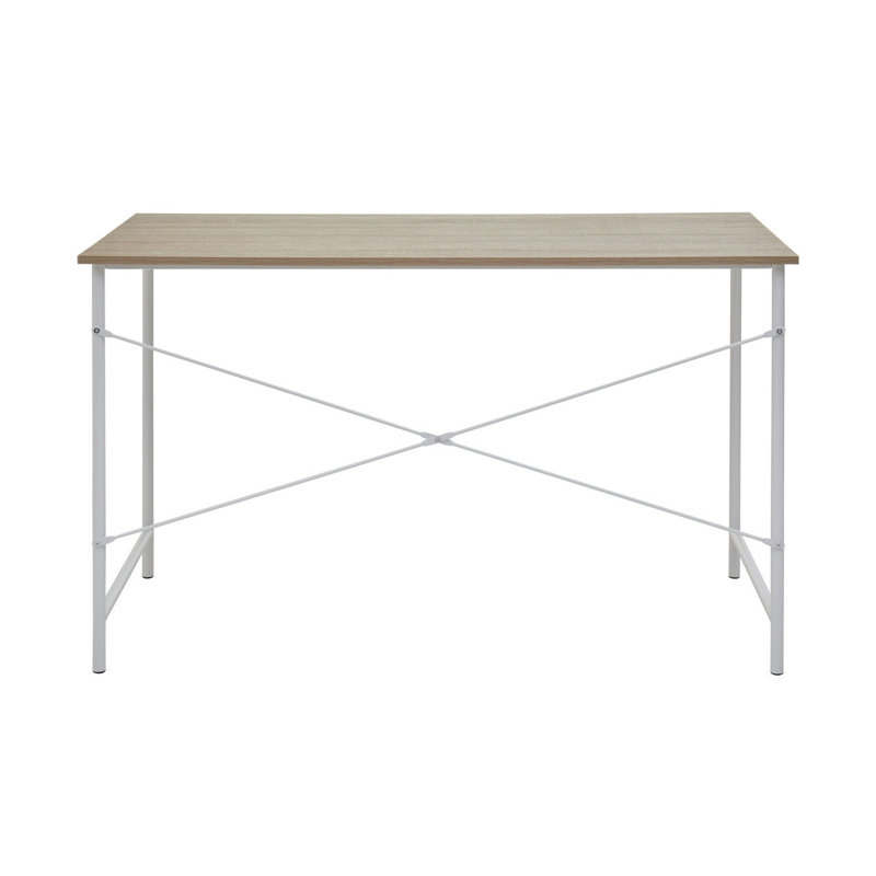 Octa Metal Base Writing Desk, Natural