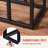 22.8" W C-Shaped Side Table, Small End Table For Couch, Sofa-153458289