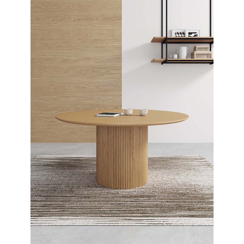 Table de salle à manger Hathaway, L 59,05 po x L 59,05 po, Nature