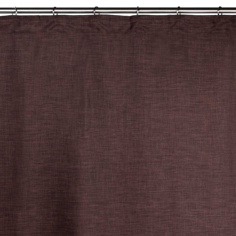 Lina Single Curtain Single Panel, Dark Brown, 200 W x 280 D cm