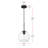 Janna 1-Light Globe Pendant-370063347-370063350-333351022