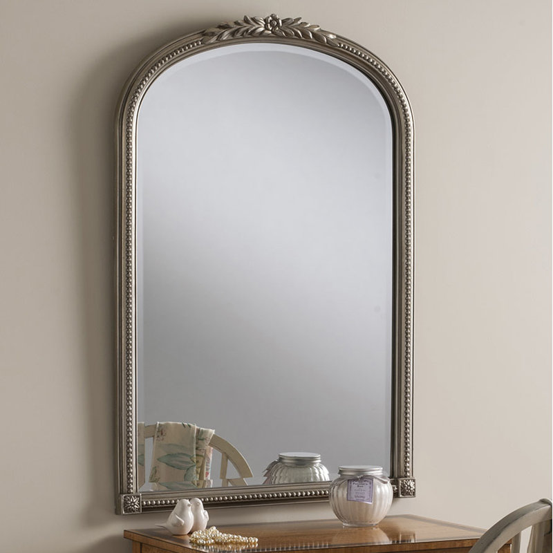 Danube Flat Wall Mirror, Silver
