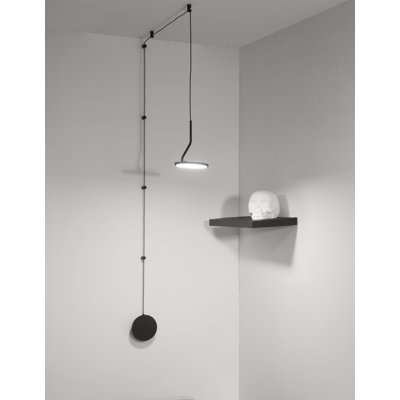 1 - Light Black LED Geometric Pendant