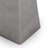 Far Marble and Metal Square End Table