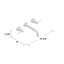 Robinet de salle de bain mural Concord-9395191