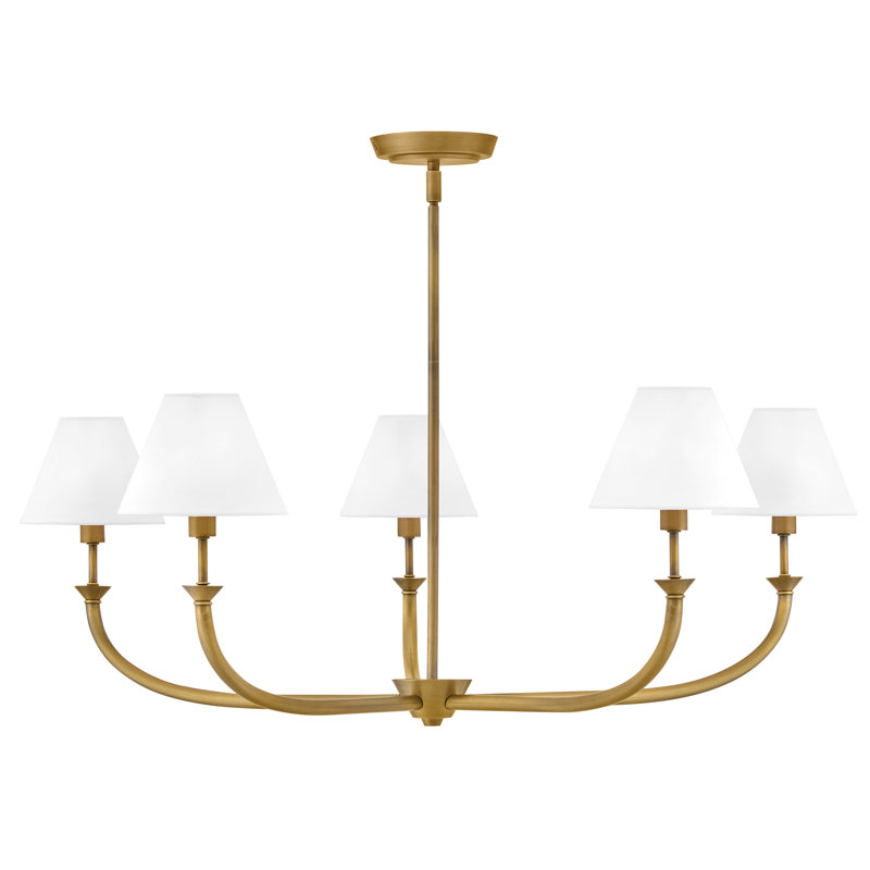 Greta 5-Light Chandelier, Doré