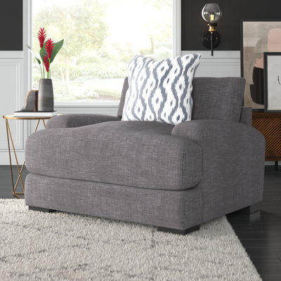 Avianne 49" W Polyester Armchair by Wade Logan