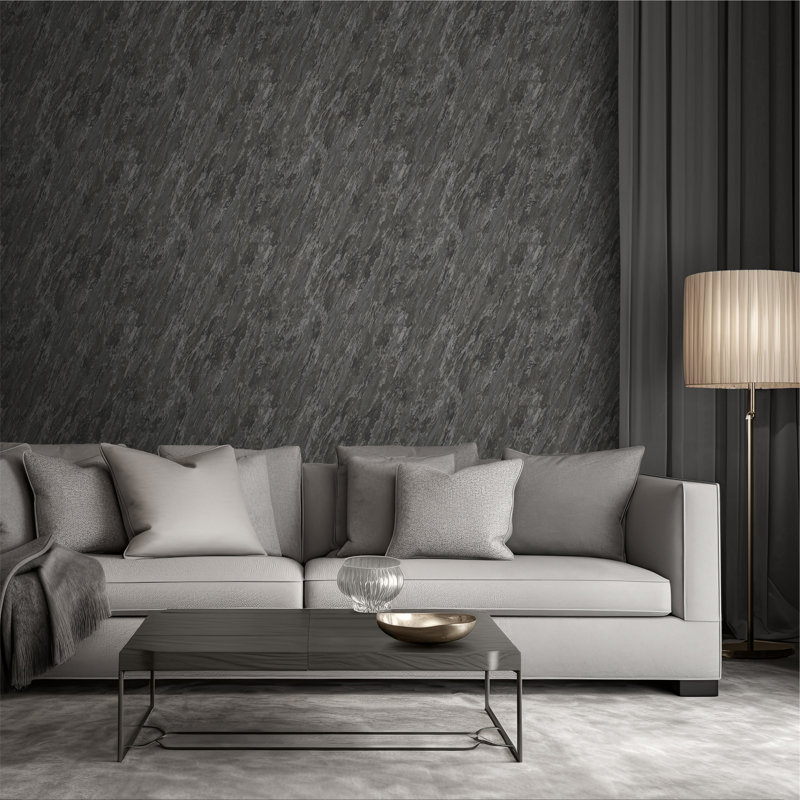 Papier peint Glint Luxe Marble, Noir