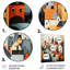 Danemark - Toits écarlates Collage III - décor mural en métal Cityscapes-771729280