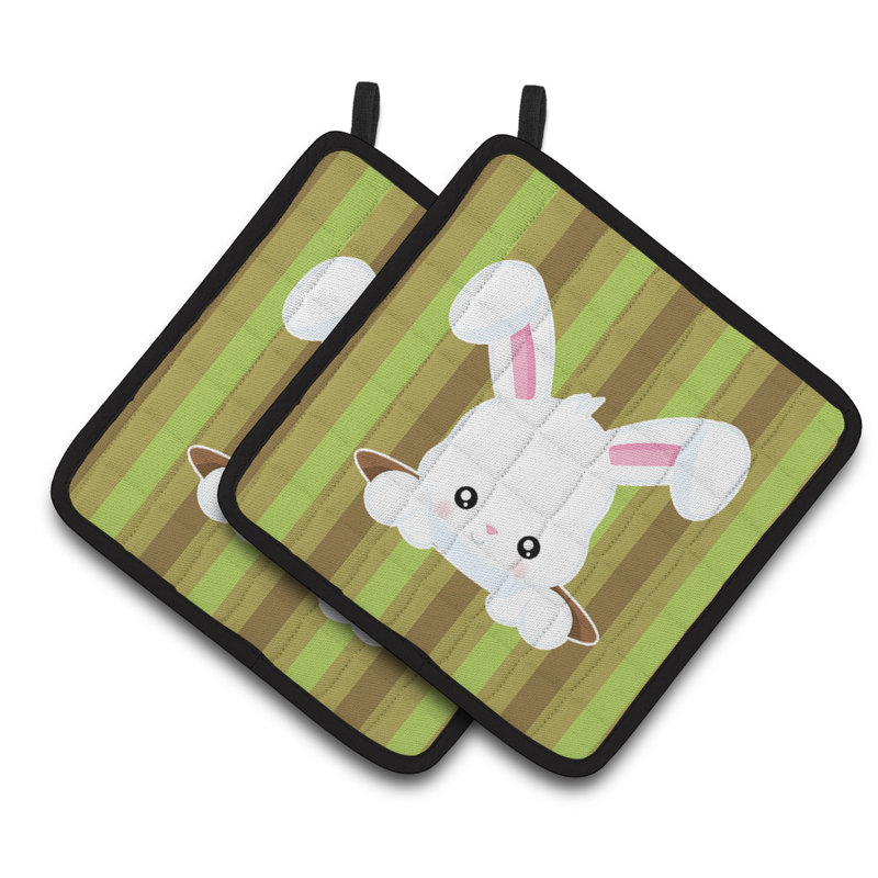 Caroline's Treasures Striped Polyester Potholder