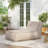 Outdoor Bean Bag Lounge Chair, Beige, Set of 1