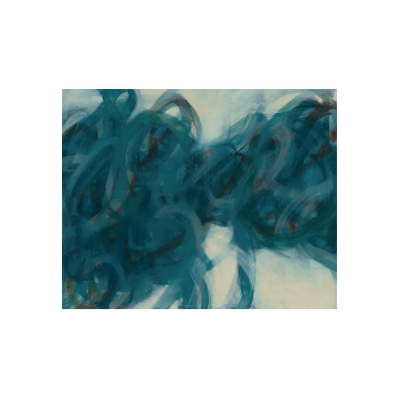 Thought Shuffle Print by Samuel Kane, Image Brush Gel, 47" H x 60" W x 1.5" D