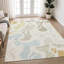 Tapis abstrait lavable à la machine intérieur / extérieur ACN2852-1177355250-1177355248