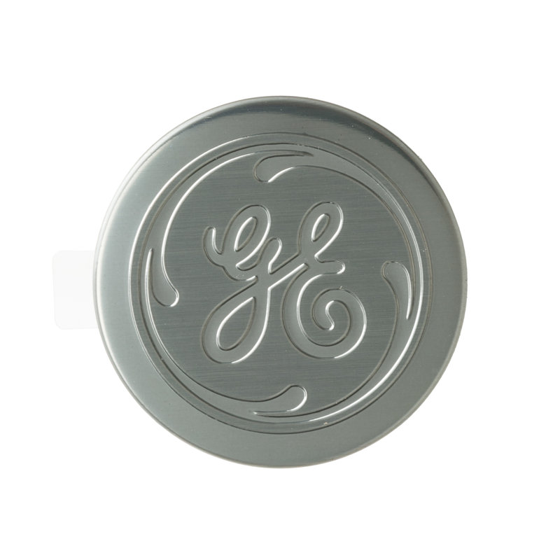GE APPLIANCES BADGE FLAT CHROME