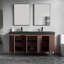 Meuble-lavabo double 61 po avec plateau en résine Kinser-102741000-102741001