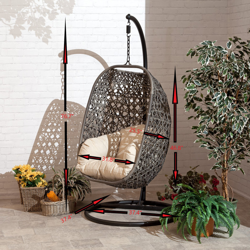 Chaise de patio en forme de cocon Wallis