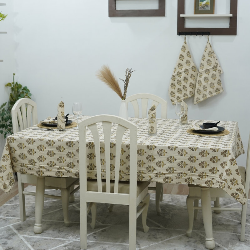 Nappe en coton Red Barrel Studio®, Rectangle de 160 po
