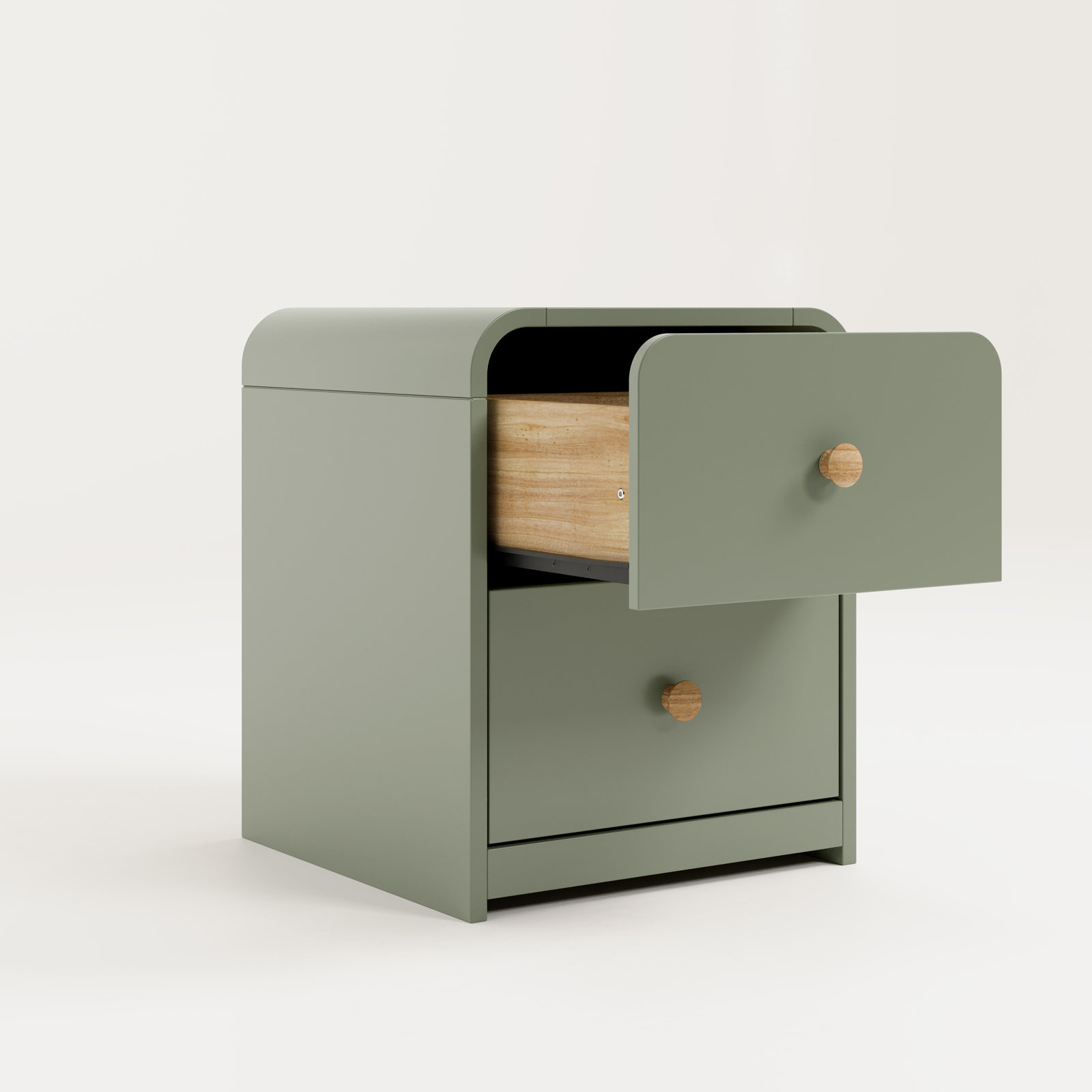Santos Nightstand, Olive