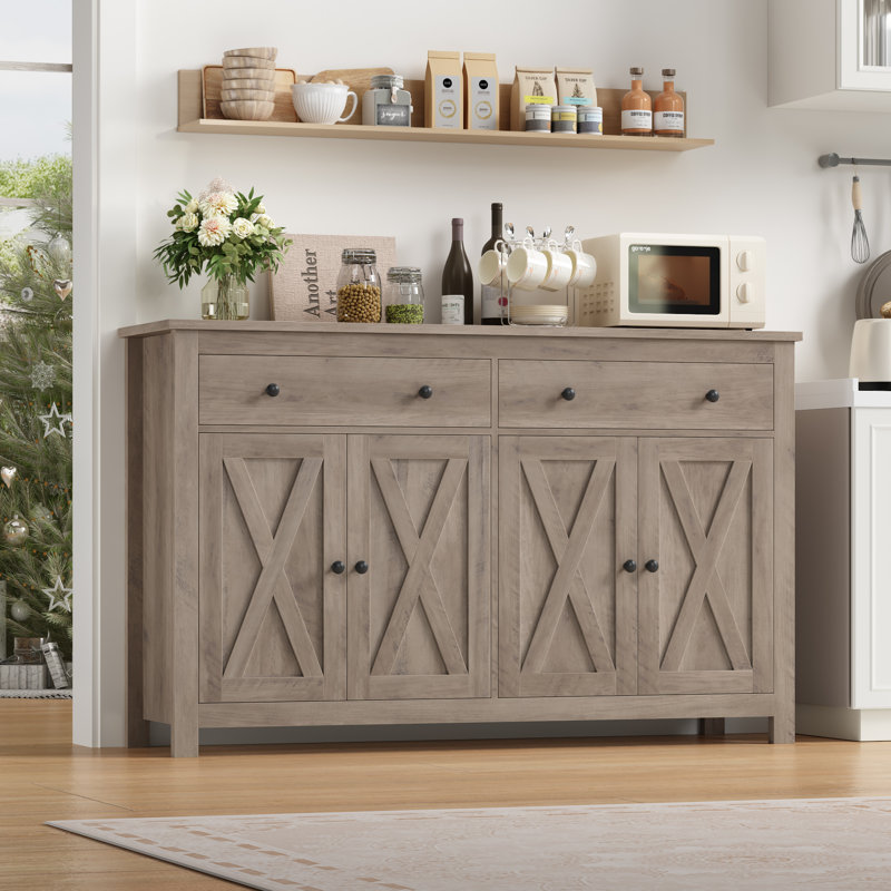 55.1'' Sideboard, Rustic Brown