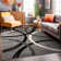 Devonshire Abstract Gray/Black/Ivory Area Rug