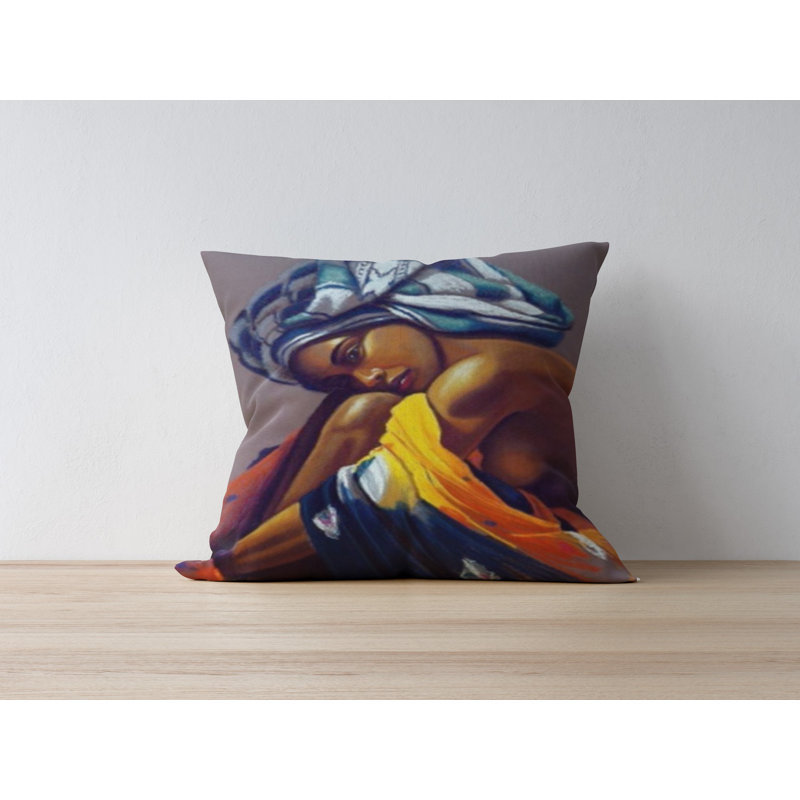 Decorative Cushion Cover, 50% Polyester / 50% Cotton, 16.9 x 16.9 Inches | Digital Print Design, Machine Washable at 86°F | Perfect for Home Decor, Living Room, and Bedroom Accent, Soft and Durable Fabric