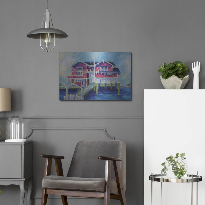 «Watch Hill Yacht Club» par Jeanette Vertentes, H 16 po x l 24 po
