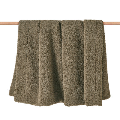 Teddy Boucle Throw Blanket