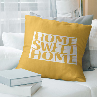 Coussin intérieur / extérieur Home Sweet