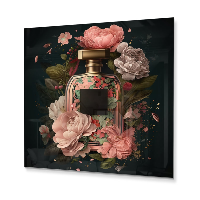 - Décoration murale en métal Fashion Perfume, H 23 po x l 23 po x P 1 po