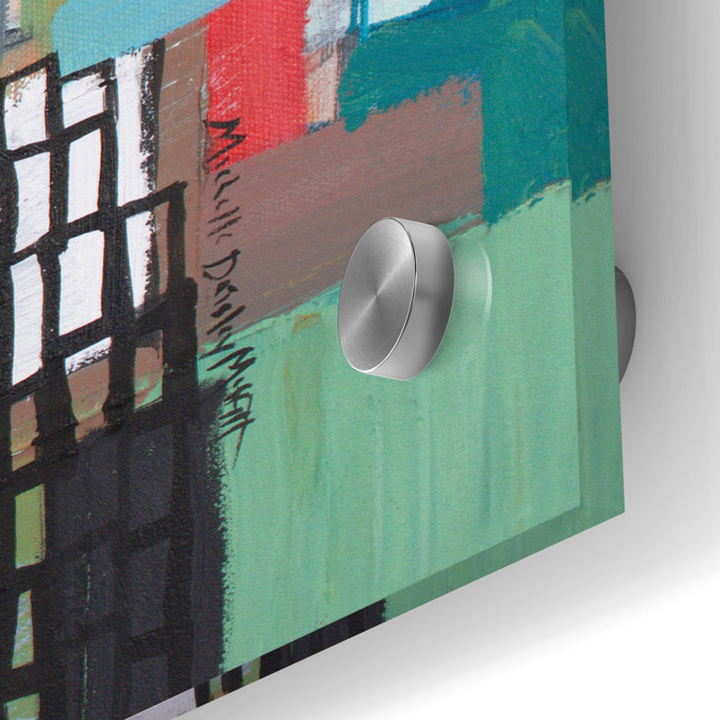 "Dans l'autre" par Michelle Daisley Moffitt, H 24 po x l 24 po