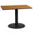 Carrus Rectangular Laminate Dining Table Top with Round Base-1464009577-1464009580